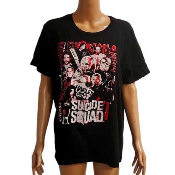 suicide squad Tops - 𝅺Suicide squad T-shirt (code-P0026)